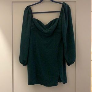 Abercrombie and Fitch green mini dress